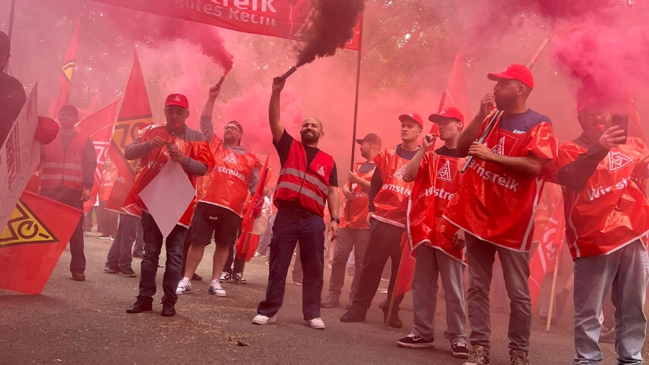 Warnstreik ZinQ in Essen