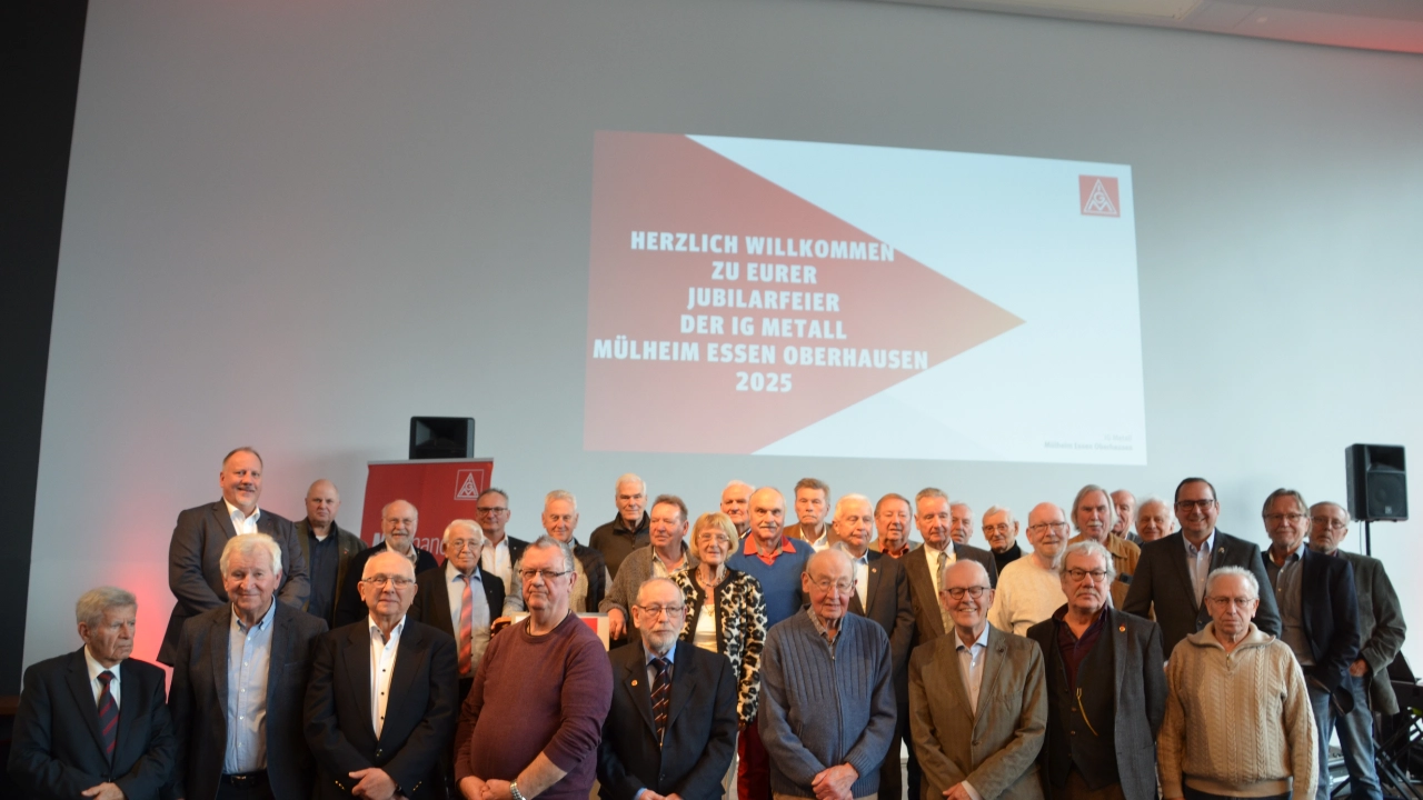 Jubilare 60 Jahre Mitgliedschaft