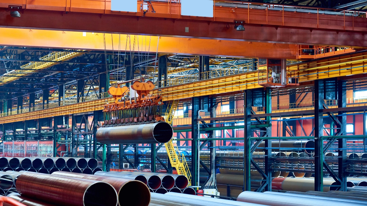 Weiterverarbeitung von Metallrohren