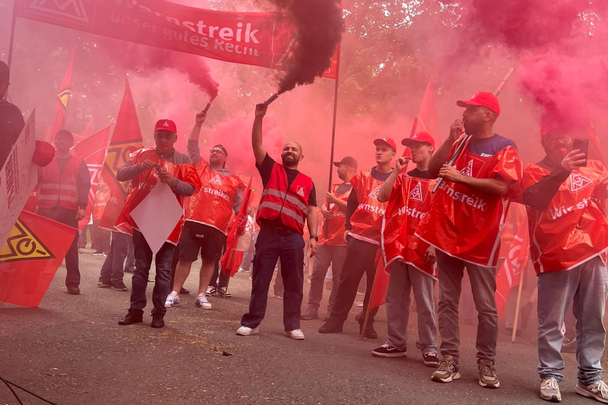 Warnstreik ZinQ in Essen