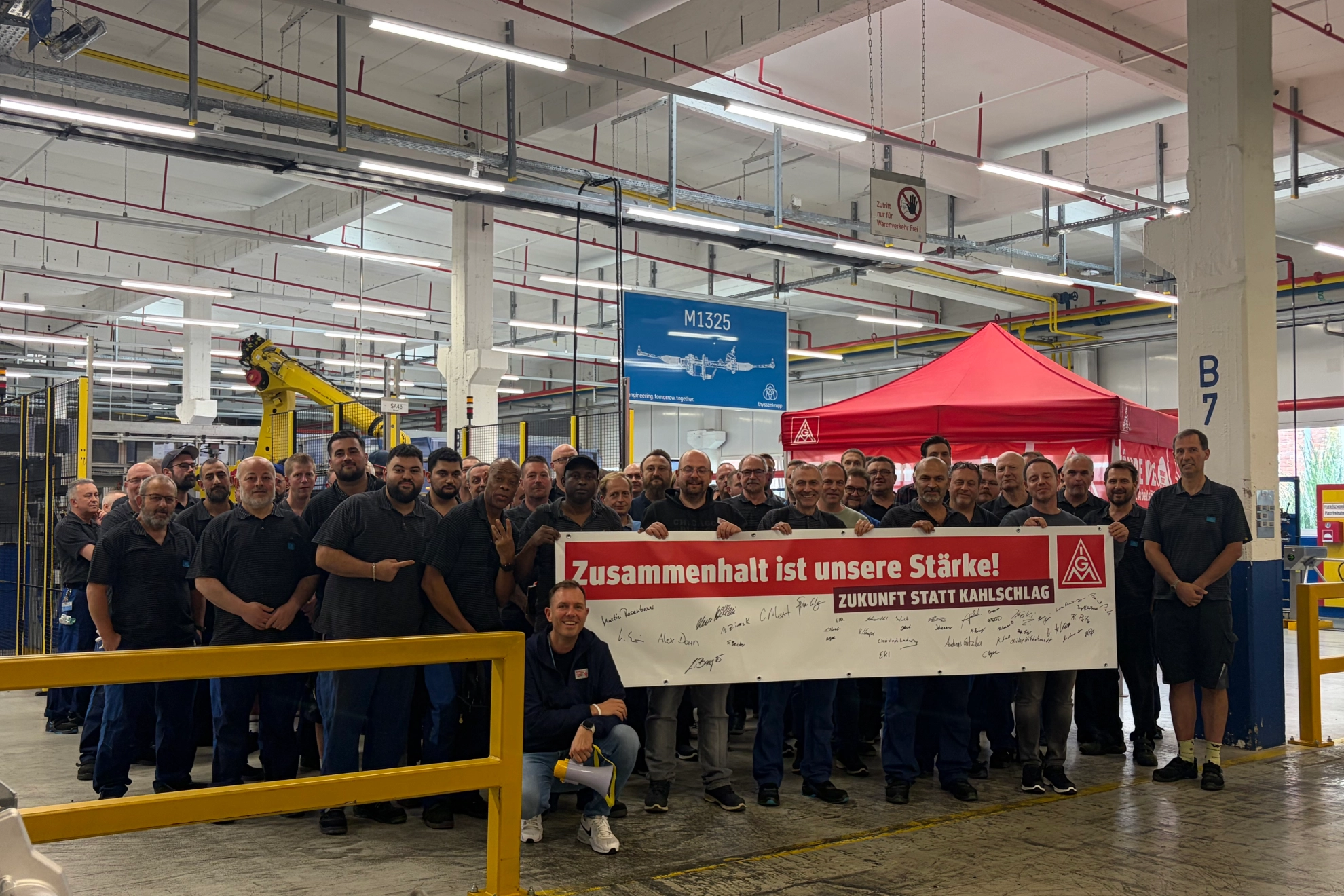 Automobil-Aktionstag bei thyssenkrupp Presta