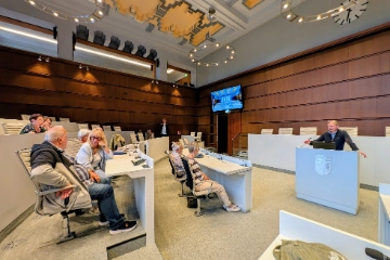 AGA-Ausschuss Oberhausen zu Gast im Oberhausener Rathaus