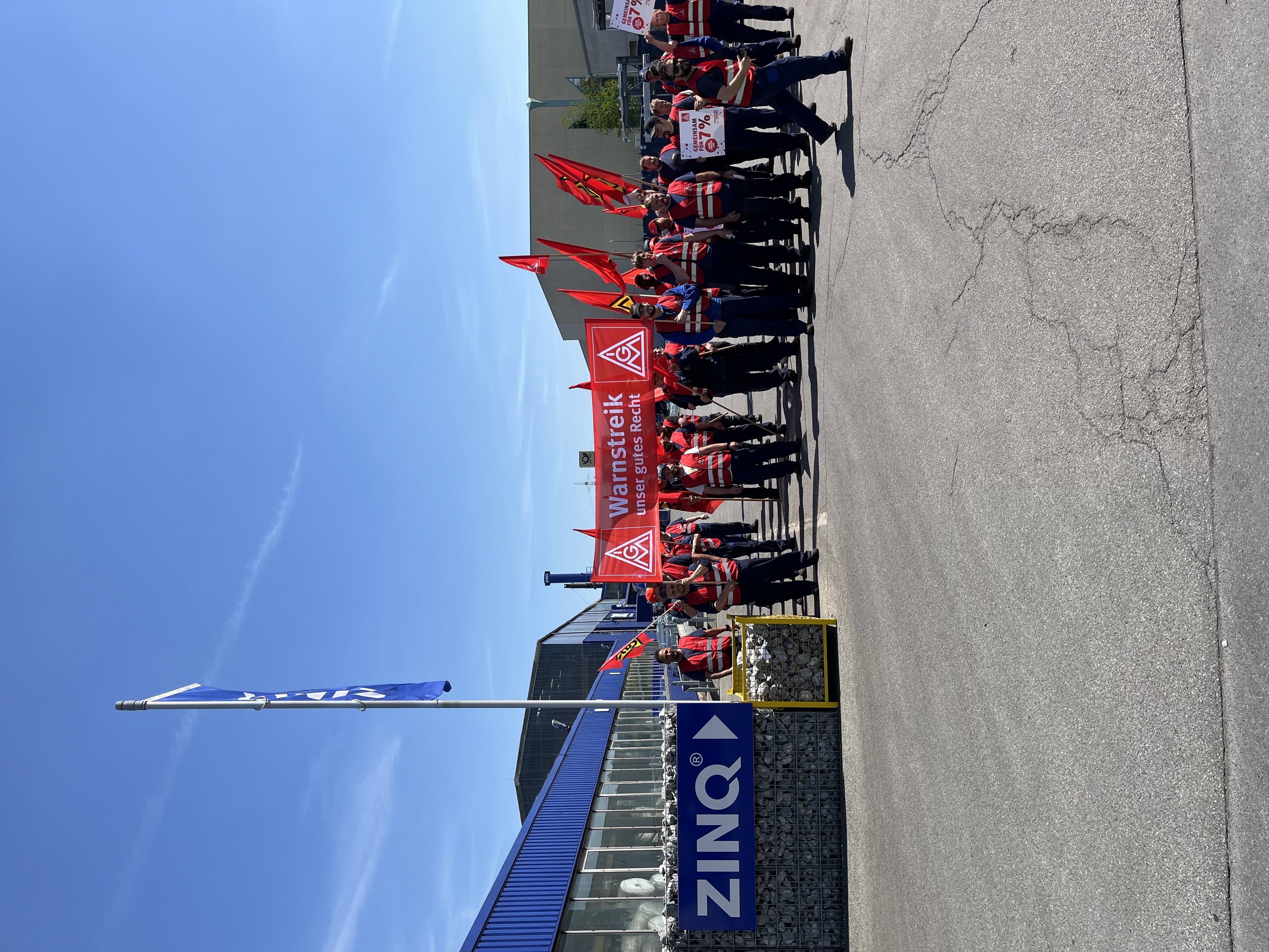 Warnstreik ZinQ 1